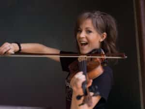 Musician Lindsey Stirling performs at "What's Trending" on September 14, 2012 in Hollywood, California.