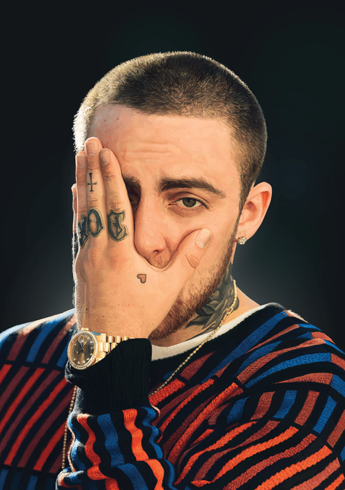 You Won't BELIEVE This Mac Miller Painting Isn't a Photo | What's Trending