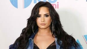 Demi Lovato attends the 2017 Y100 Jingle Ball at BB&T Center on December 17, 2017 in Sunrise, Florida.