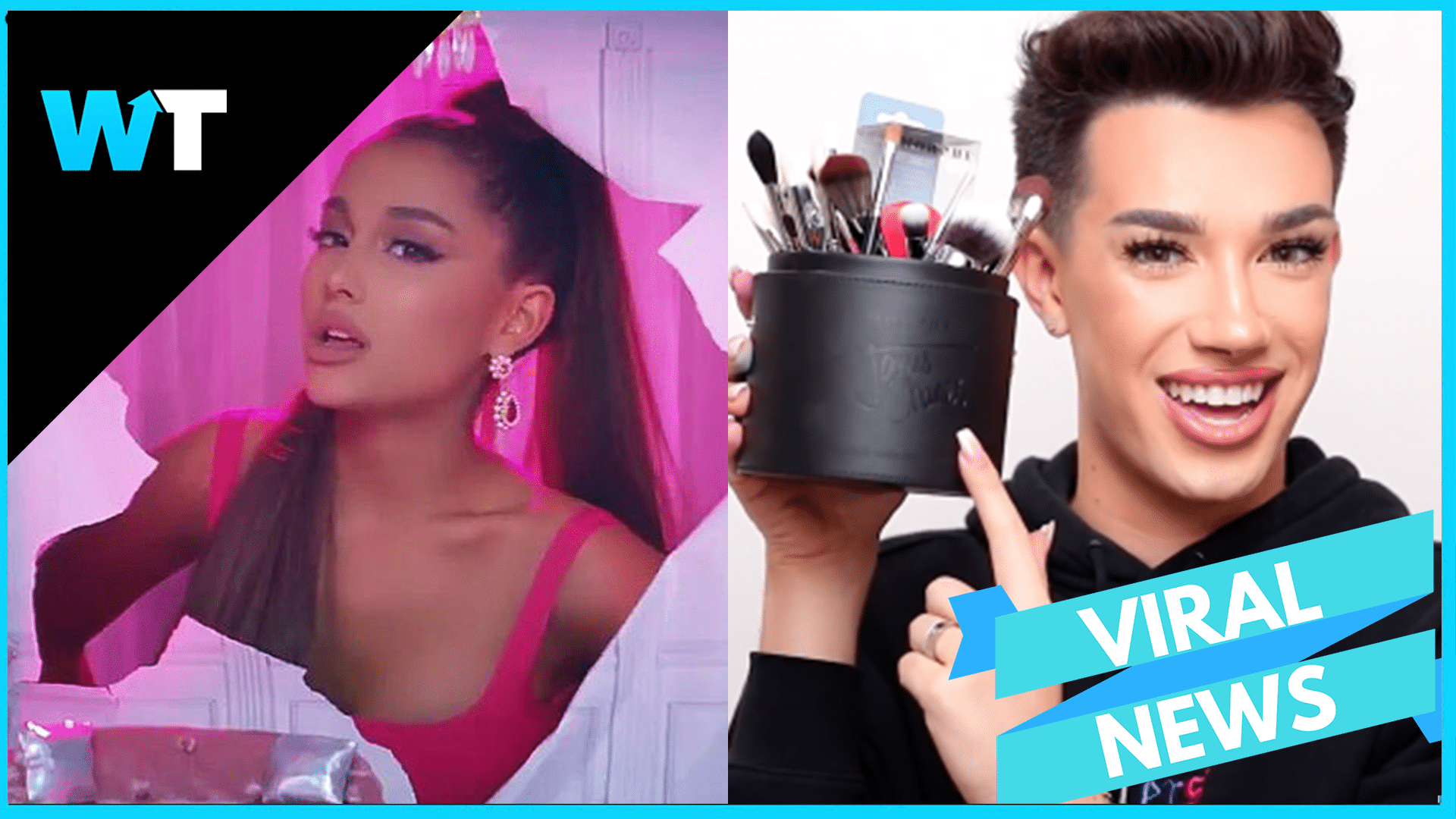 Video James Charles Teases Ariana Grande Collab