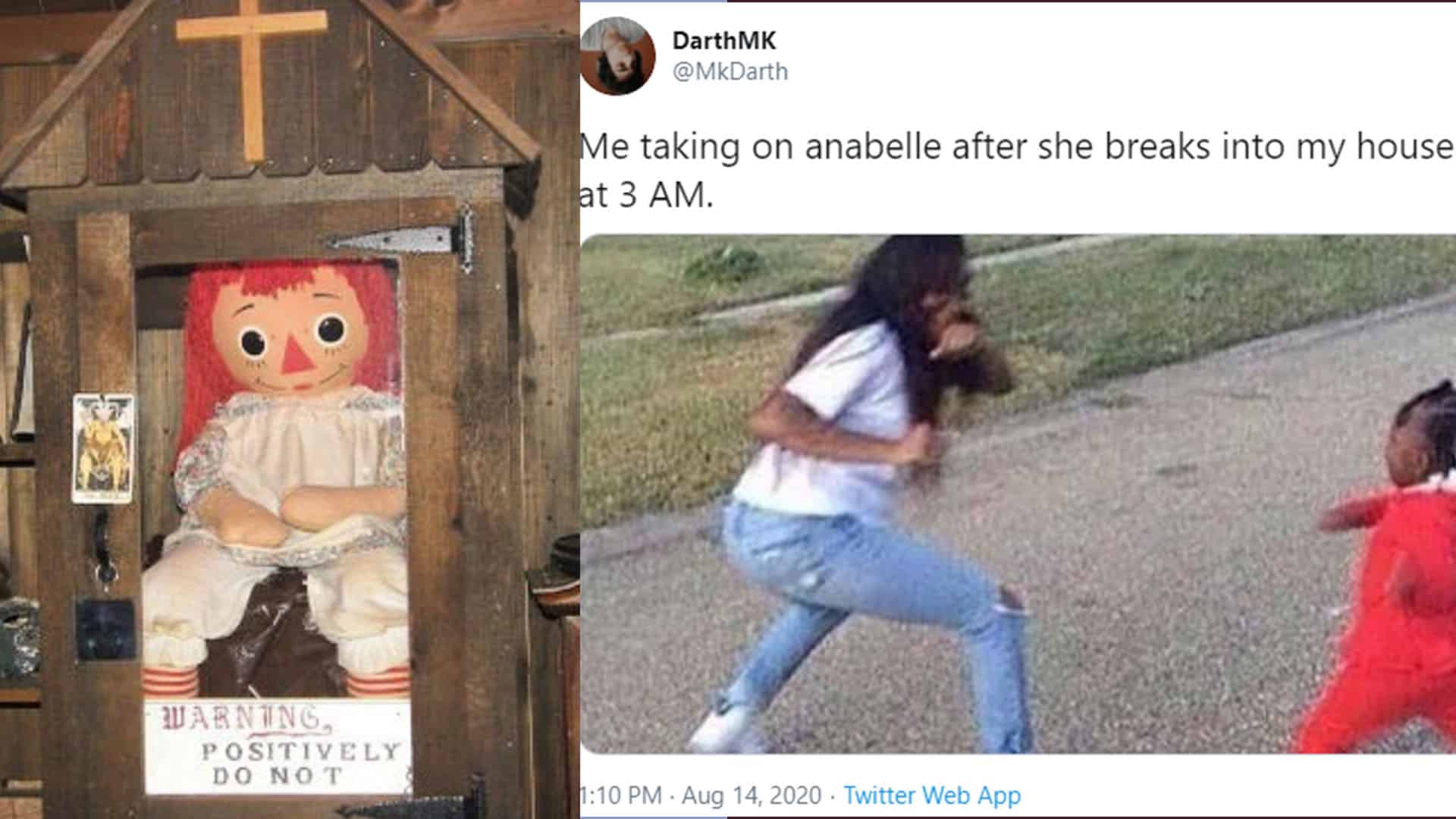 Twitter Thinks Annabelle Doll Escaped And The Reactions Are Hilarious