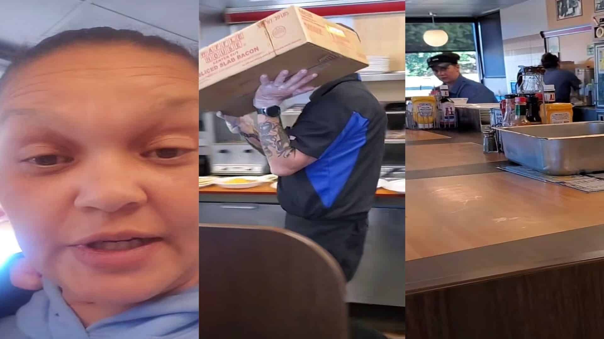 Waffle House Employee asks for a Noose in front of Black Mother and her Child