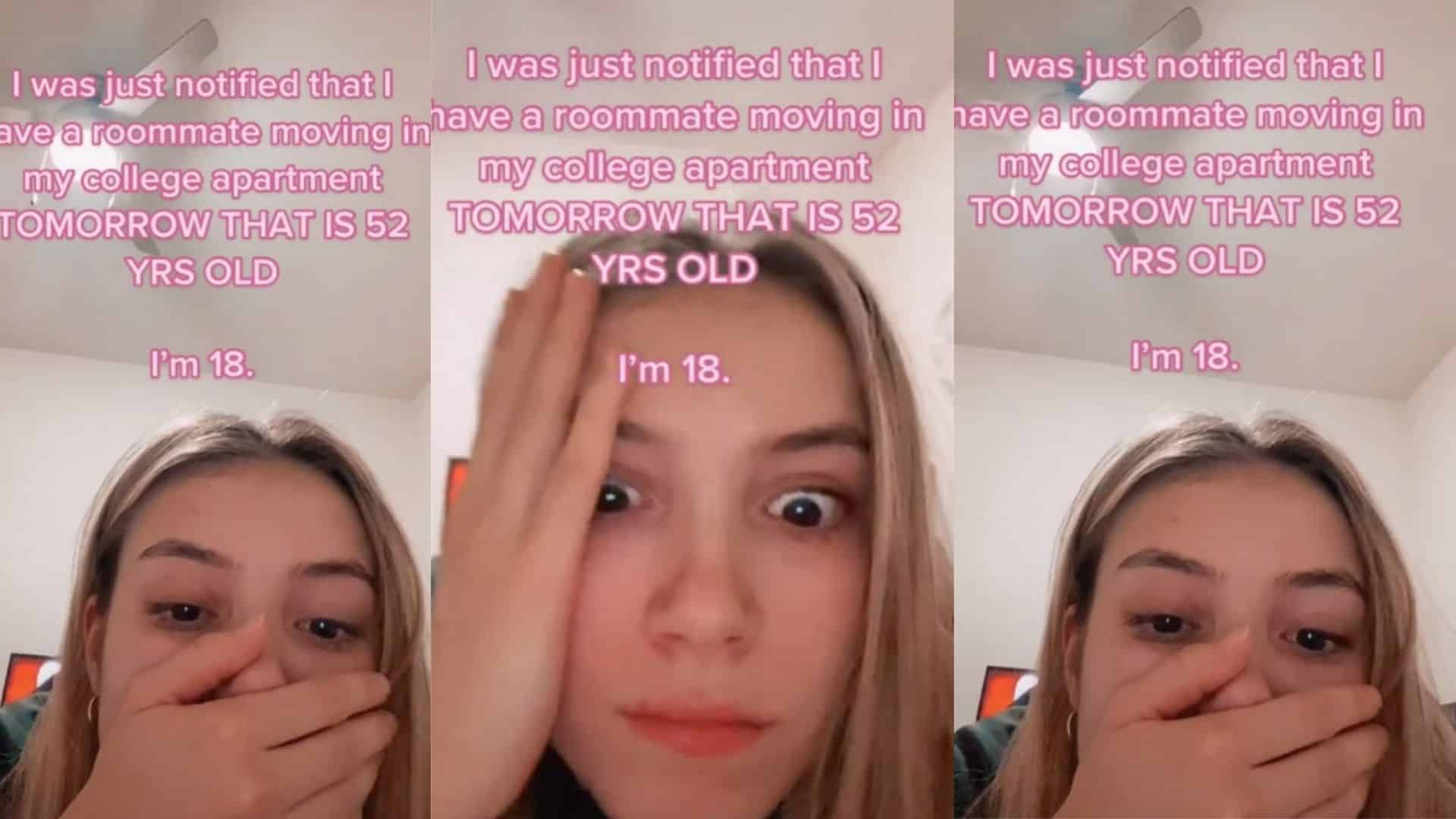 TikTok Creator Reveals She Was Assigned a 52YearOld Roommate as an 18
