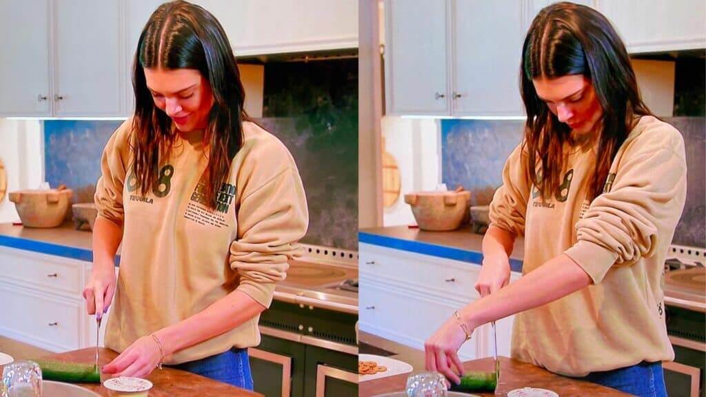 Kendall Jenner Cutting A Cucumber Is Creating Conversation Around Her ...