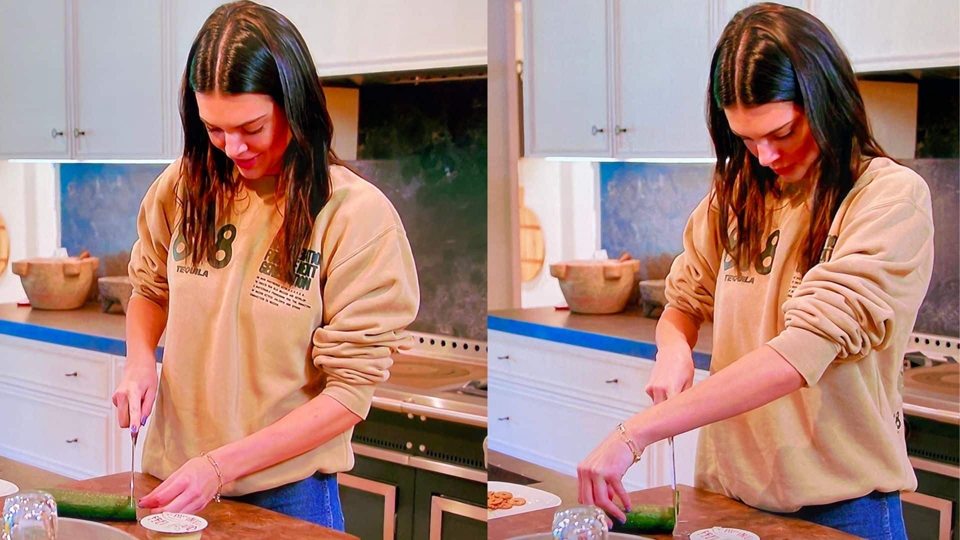 Kendall Jenner Cutting A Cucumber Is Creating Conversation Around Her