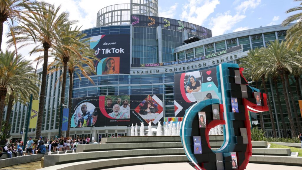 A general view of the atmosphere during 2022 VidCon at the Anaheim Convention Center on June 22, 2022 in Anaheim, California.