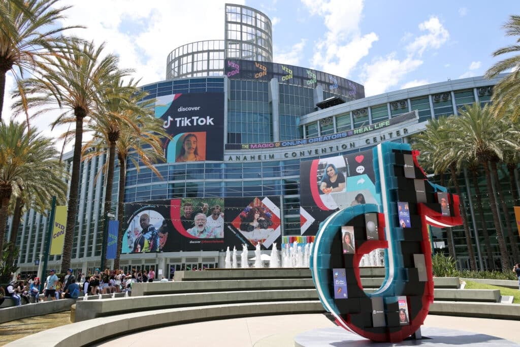 A general view of the atmosphere during 2022 VidCon at the Anaheim Convention Center on June 22, 2022 in Anaheim, California.