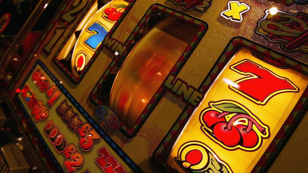 GLASGOW, SCOTLAND- OCTOBER 19: Slot machines are seen in an amusement arcade following the announcement of the newly proposed gambling bill which will effect casinos and amusement arcades across the UK, October 19, 2004 in Glasgow, Scotland. The new law if approved by the government will allow casinos with over 1,250 slot machines unlimted jackpots, currently Britain has 126 casinos with slot machine winnings being limited to GBP2,000.