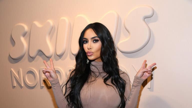 Kim Kardashian West celebrates the launch of SKIMS at Nordstrom NYC on February 05, 2020 in New York City.