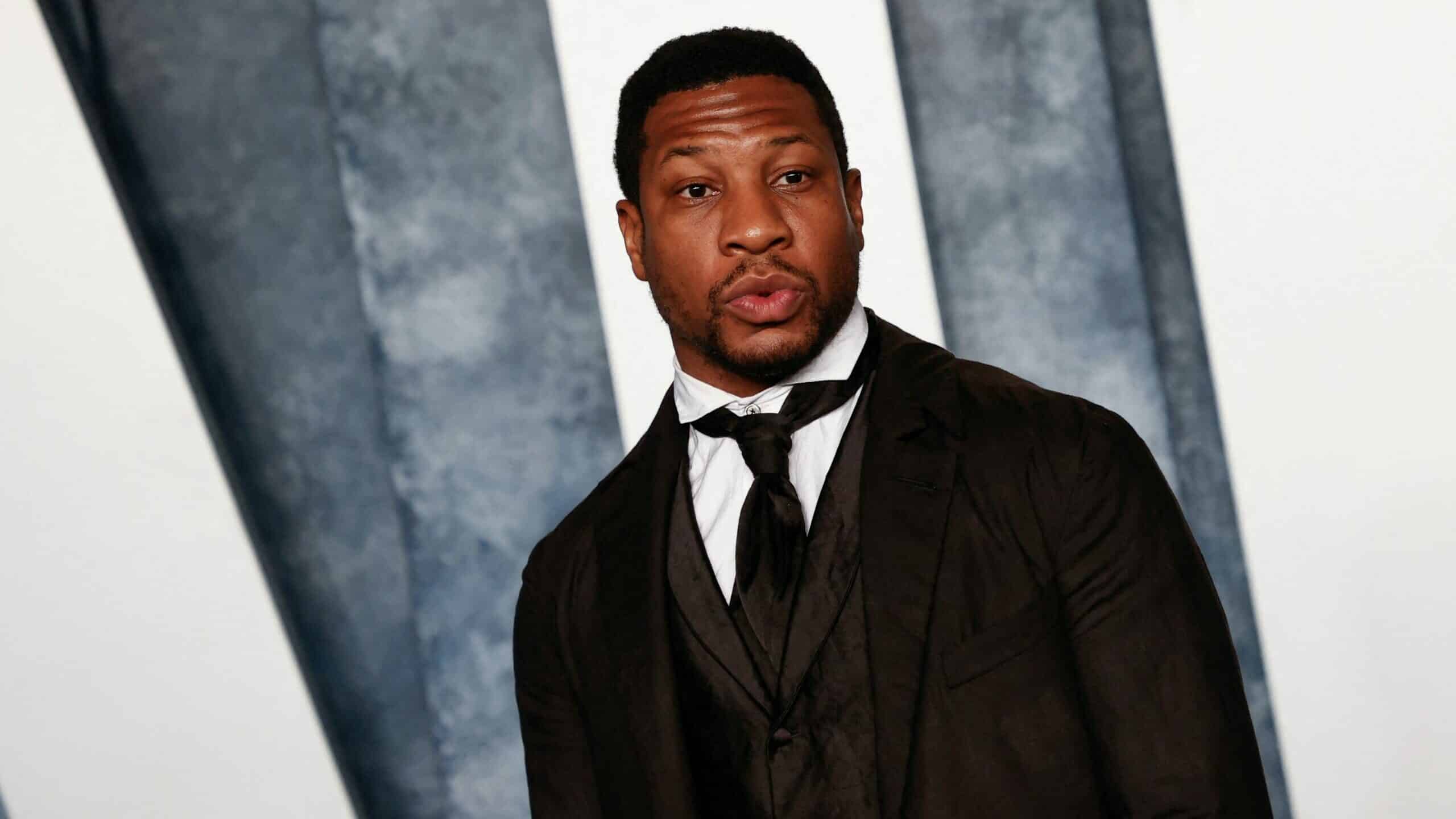 US actor Jonathan Majors attends the Vanity Fair 95th Oscars Party at the The Wallis Annenberg Center for the Performing Arts in Beverly Hills, California on March 12, 2023. (Photo by Michael TRAN / AFP)