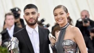 Zayn Malik (L) and Gigi Hadid attend the "Manus x Machina: Fashion In An Age Of Technology" Costume Institute Gala at Metropolitan Museum of Art on May 2, 2016 in New York City.