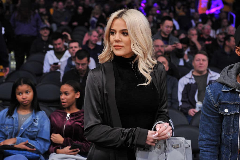 Khloe Kardashian attends a basketball game between the Los Angeles Lakers and the Cleveland Cavaliers at Staples Center on January 13, 2019 in Los Angeles, California.