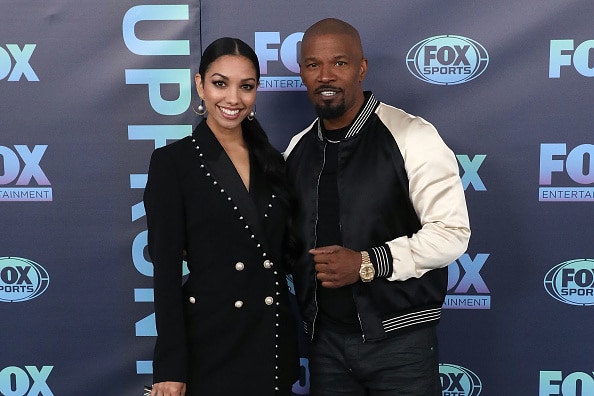 Corinne Foxx and Jamie Foxx attend the 2019 FOX Upfront at Wollman Rink in Central Park on May 13, 2019 in New York City.