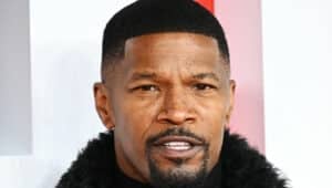 Jamie Foxx attends the "Creed III" European Premiere at Cineworld Leicester Square on February 15, 2023 in London, England.
