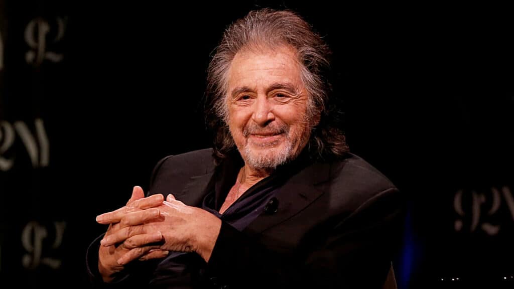 Al Pacino attends a conversation with Al Pacino at The 92nd Street Y, New York on April 19, 2023 in New York City.