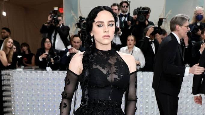 Billie Eilish attends The 2023 Met Gala Celebrating "Karl Lagerfeld: A Line Of Beauty" at The Metropolitan Museum of Art on May 01, 2023 in New York City.