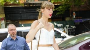NEW YORK, NEW YORK - MAY 24: Taylor Swift is seen on May 24, 2023 in New York City.