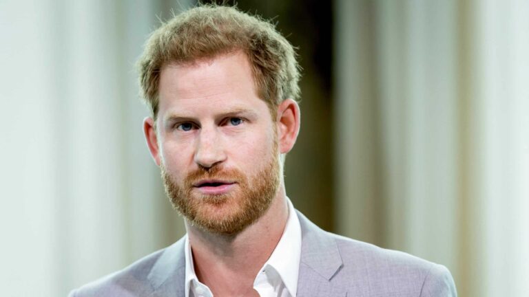 Britain's Prince Harry attends the Adam Tower project introduction and global partnership between Booking.com, SkyScanner, CTrip, TripAdvisor and Visa in Amsterdam on September 3, 2019 an initiative led by the Duke of Sussex to change the travel industry to better protect tourist destinations and communities that depend on it.