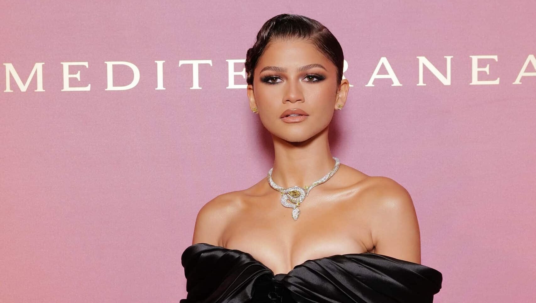 VENICE, ITALY - MAY 16: Zendaya attends the "Bulgari Mediterranea High Jewelry" event at Palazzo Ducale on May 16, 2023 in Venice.