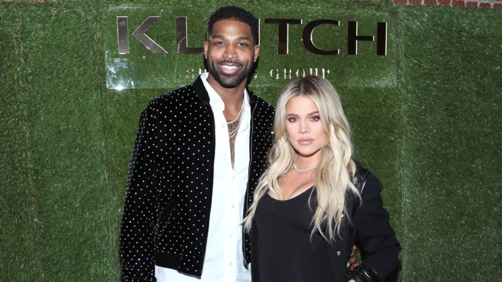 Tristan Thompson and Khloe Kardashian attend the Klutch Sports Group "More Than A Game" Dinner