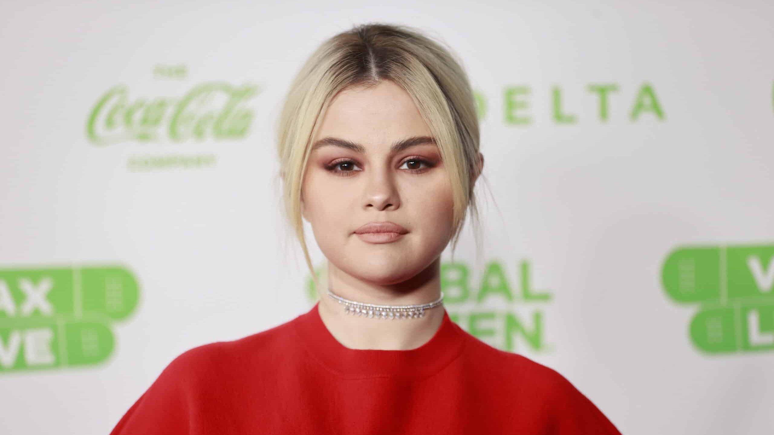 n this image released on May 2, Selena Gomez attends Global Citizen VAX LIVE: The Concert To Reunite The World at SoFi Stadium in Inglewood, California. Global Citizen VAX LIVE: The Concert To Reunite The World will be broadcast on May 8, 2021.