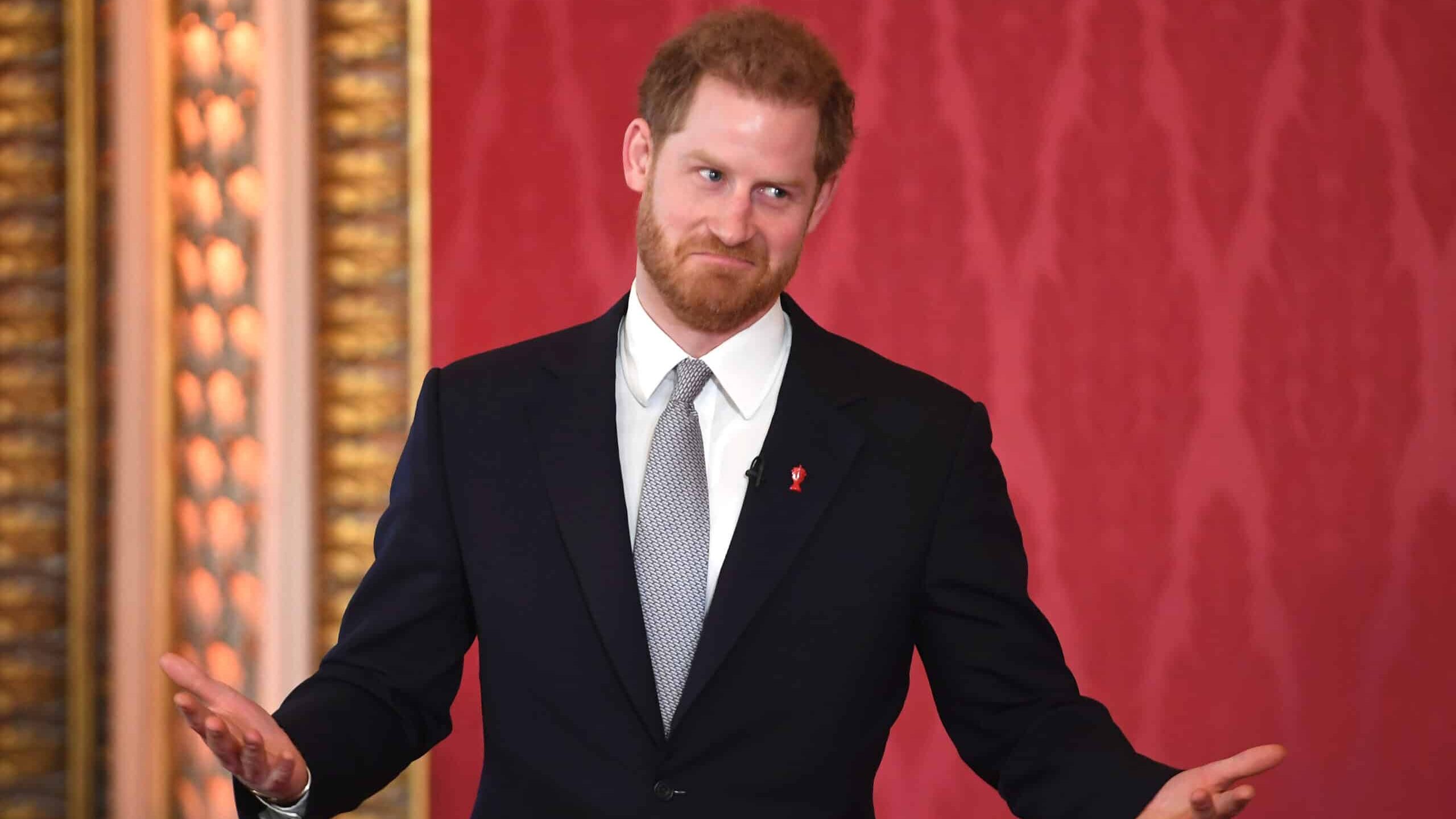 Prince Harry, Duke of Sussex, the Patron of the Rugby Football League hosts the Rugby League World Cup 2021 draws at Buckingham Palace on January 16, 2020 in London, England. The Rugby League World Cup 2021 will take place from October 23rd through to November 27th, 2021 in 17 cities across England.