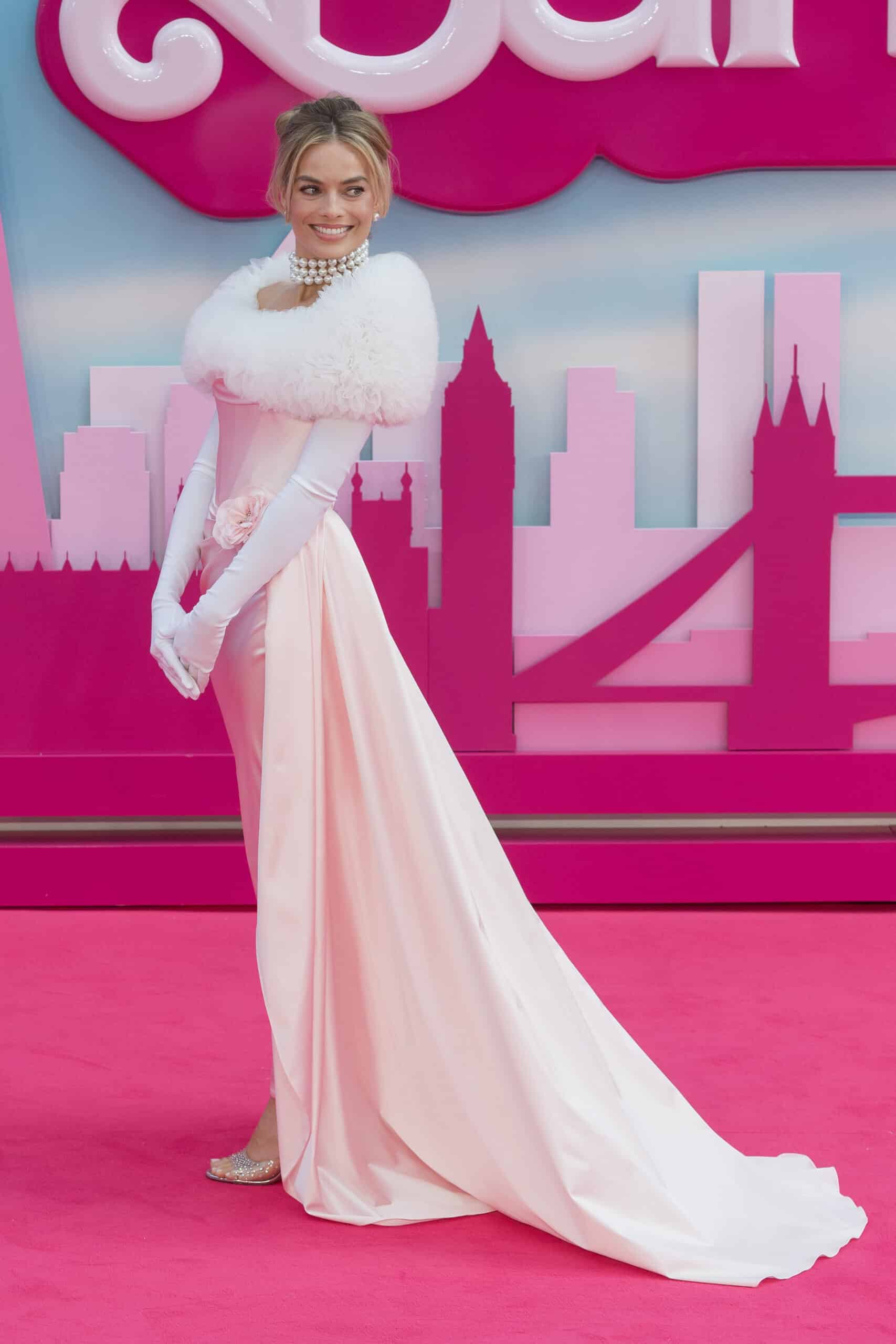 LONDON, UNITED KINGDOM - JULY 12: Margot Robbie attends the European premiere of 'Barbie' at the Cineworld Leicester Square in London, United Kingdom on July 12, 2023.