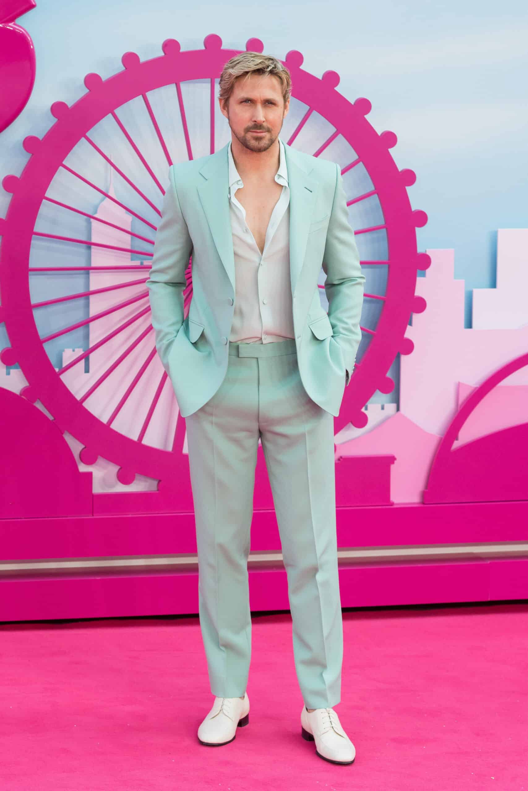 LONDON, UNITED KINGDOM - JULY 12: Ryan Gosling attends the European premiere of 'Barbie' at the Cineworld Leicester Square in London, United Kingdom on July 12, 2023.
