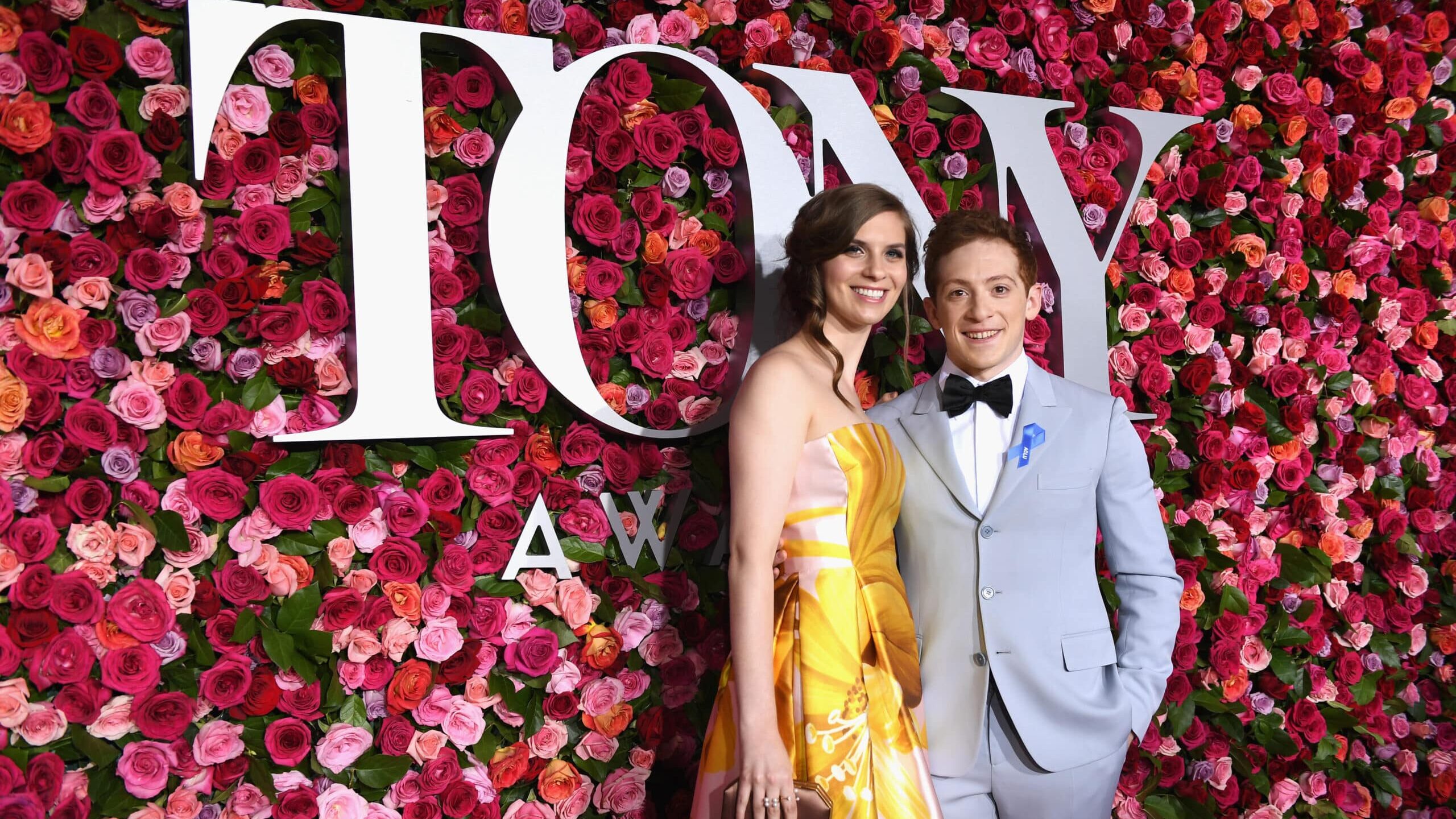 NEW YORK, NY - JUNE 10: Ethan Slater (R) attends the 72nd Annual Tony Awards at Radio City Music Hall on June 10, 2018 in New York City. (