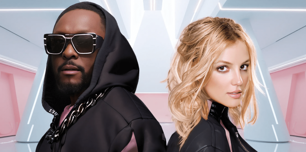 Britney Spears and Will.I.Am's new single artwork for "Mind Your Business"