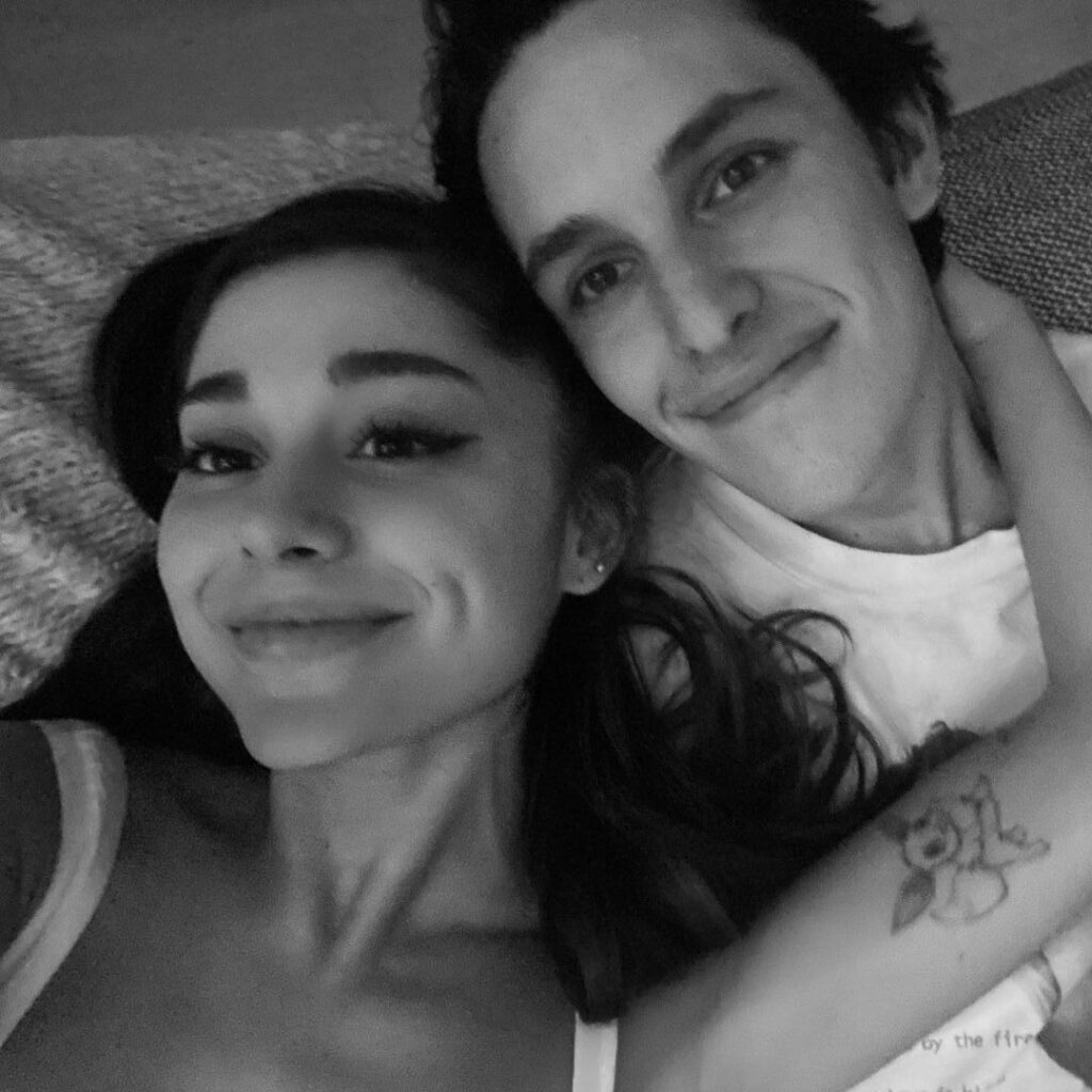 Ariana Grande and Dalton Gomez. Photo from: Ariana Grande on Instagram
