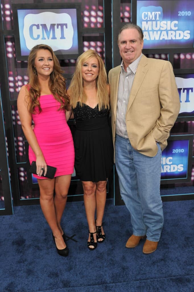 Collins Tuohy, Leigh Anne Tuohy and Sean Tuohy attend the 2010 CMT Music Awards at the Bridgestone Arena on June 9, 2010 in Nashville, Tennessee.