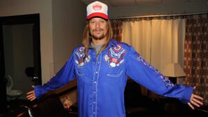 Kid Rock poses backstage at the 2011 CMT Music Awards at the Bridgestone Arena on June 8, 2011 in Nashville, Tennessee.