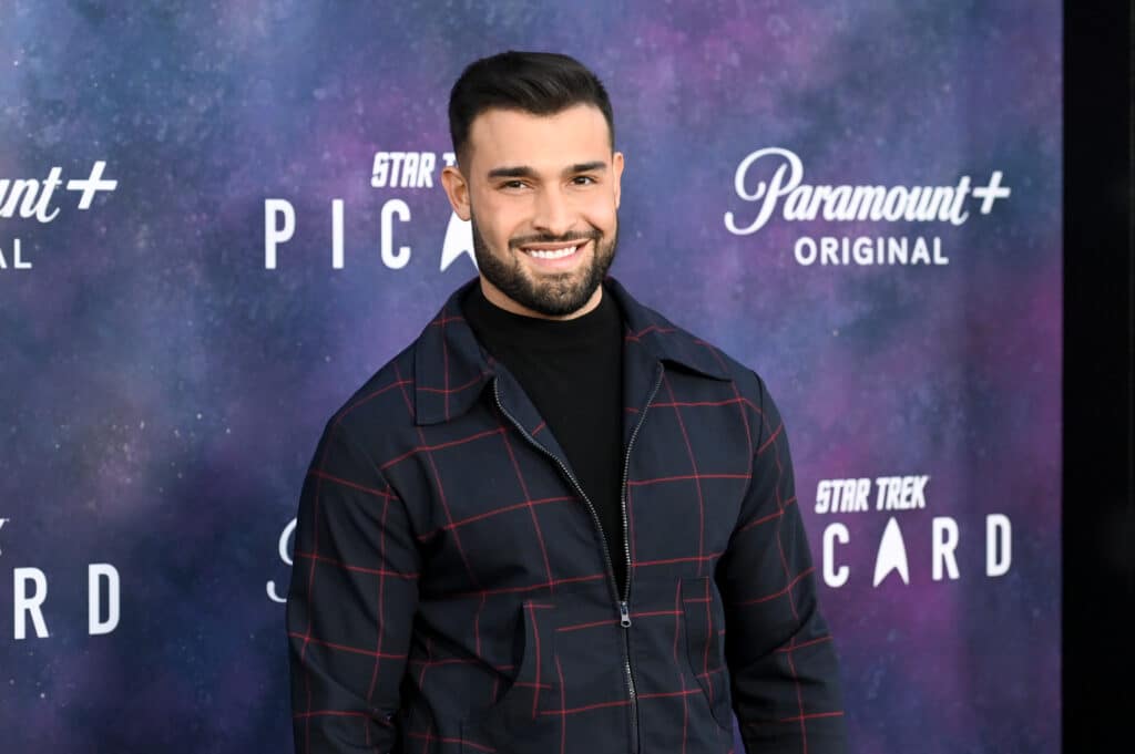 Sam Asghari at the premiere of "Star Trek: Picard the Final Season" held at TCL Chinese Theatre on February 9, 2023 in Los Angeles, California.