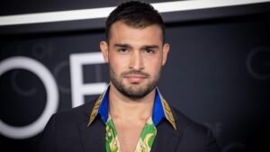 Sam Asghari attends the Los Angeles premiere of MGM's 'House of Gucci' at Academy Museum of Motion Pictures on November 18, 2021 in Los Angeles, California.