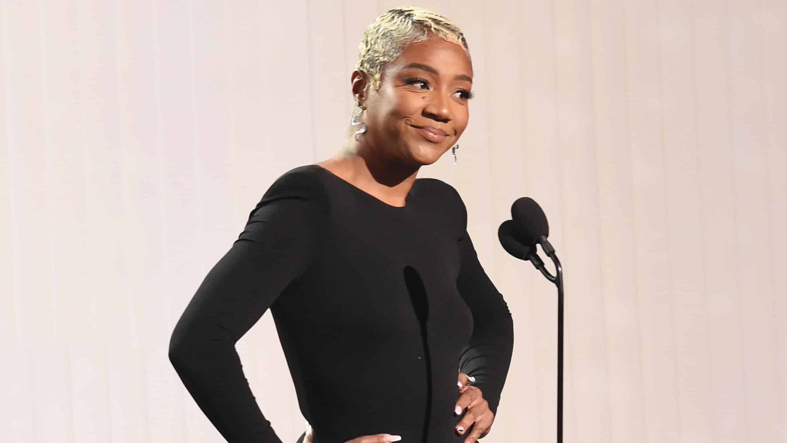 Tiffany Haddish speaks onstage at The 2023 ESPYS held at Dolby Theatre on July 12, 2023 in Los Angeles, California.