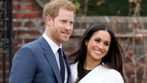 Prince Harry and actress Meghan Markle during an official photocall to announce their engagement at The Sunken Gardens at Kensington Palace on November 27, 2017 in London, England. Prince Harry and Meghan Markle have been a couple officially since November 2016 and are due to marry in Spring 2018.