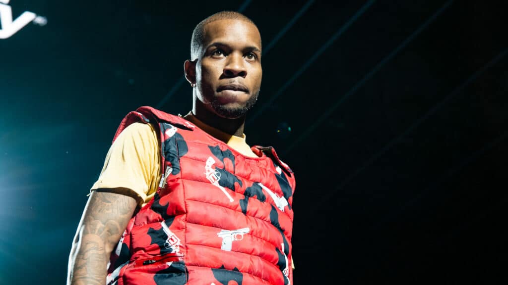 Tory Lanez performs on stage during Spotify Presents: Who We Be Live at Alexandra Palace on November 28, 2018 in London, England.