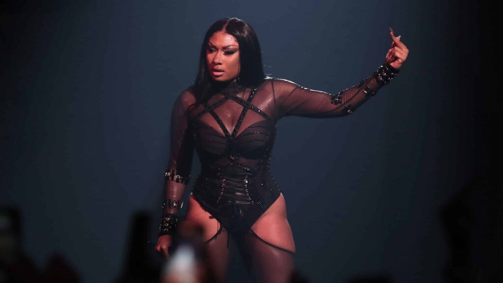 Megan Thee Stallion performs during the Amazon Music Live Concert Series on November 03, 2022 in Los Angeles, California.