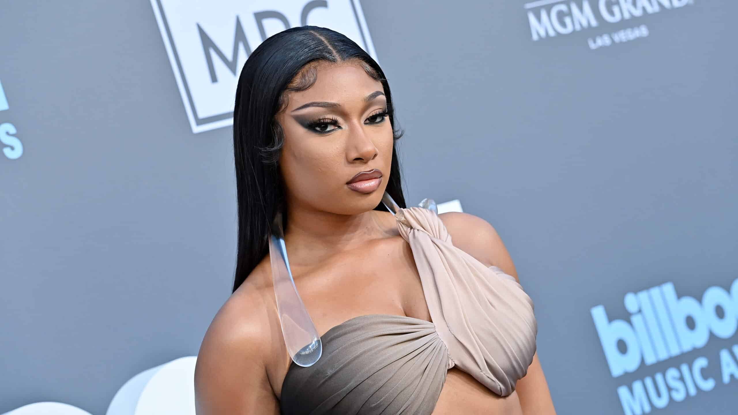 Megan Thee Stallion attends the 2022 Billboard Music Awards at MGM Grand Garden Arena on May 15, 2022 in Las Vegas, Nevada.