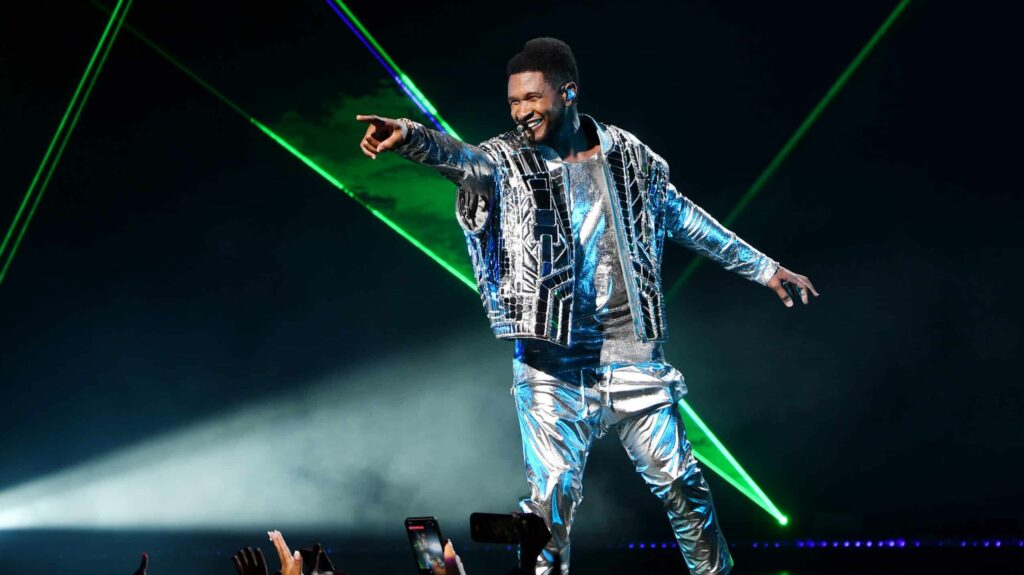 Usher performs at the grand opening of “USHER The Las Vegas Residency”.