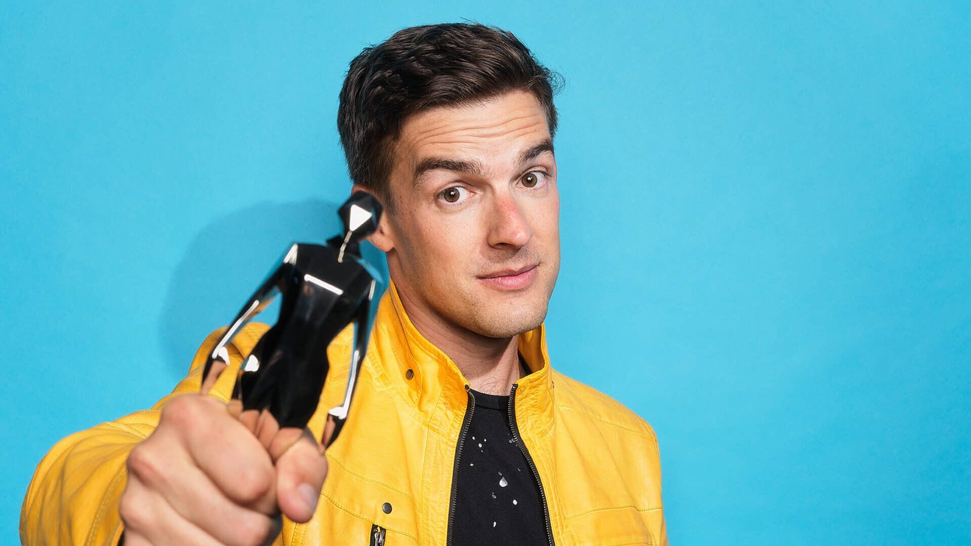 MatPat poses for a portrait for the 2023 Streamy Awards at PMC Studios in Los Angeles, California on July 10, 2023.