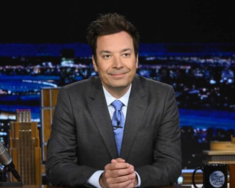 THE TONIGHT SHOW STARRING JIMMY FALLON -- Episode 1843 -- Pictured: Host Jimmy Fallon during chit-chat on Monday, May 1, 2023 --
