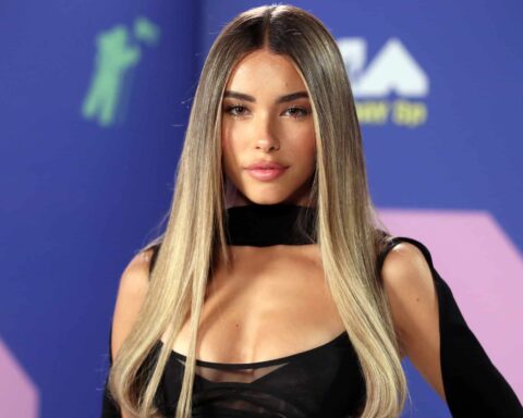Madison Beer attends the 2020 MTV Video Music Awards, broadcast on Sunday, August 30, 2020 in New York City.