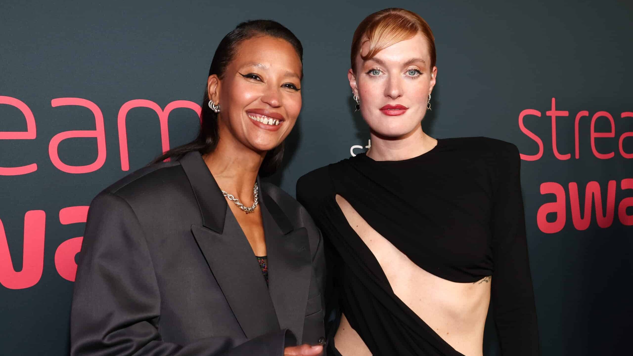 Aino Jawo and Caroline Hjelt of Icona Pop at The 2023 Streamy Awards held at the Fairmont Century Plaza Hotel on August 27, 2023 in Los Angeles, California.