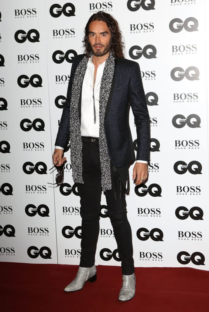 Russell Brand attends the GQ Men of the Year awards at The Royal Opera House on September 3, 2013 in London, England.