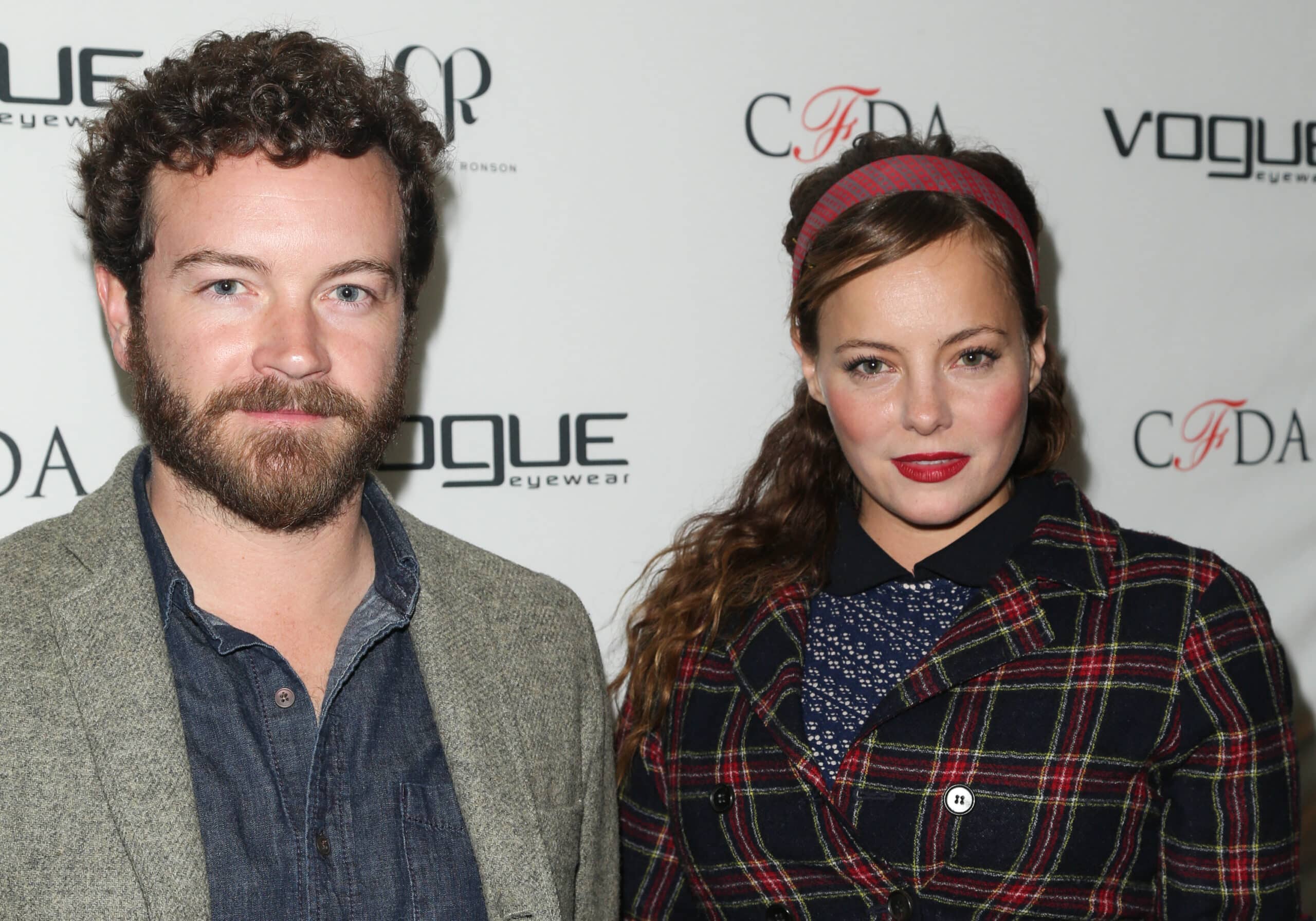 LOS ANGELES, CA - JANUARY 14: Actors Danny Masterson (L) and Bijou Phillips (R) attend the Council Of Fashion Designers Of America's 4th annual design series for Vogue eyewear on January 14, 2014 in Los Angeles, California. 