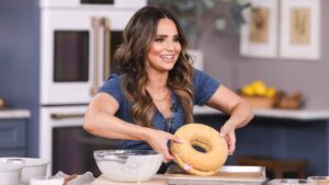Chef/TV Personality Rosanna Pansino visits Hallmark Channel's "Home & Family" at Universal Studios Hollywood on April 14, 2021 in Universal City, California.
