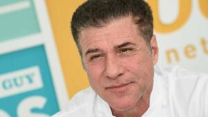 Chef Michael Chiarello poses at the KitchenAid Culinary Demonstrations during the 2015 Food Network & Cooking Channel South Beach Wine & Food Festival presented by FOOD & WINE at Grand Tasting Village on February 21, 2015 in Miami Beach, Florida.
