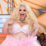 Trisha Paytas enters the Big Brother House for the Celebrity Big Brother launch at Elstree Studios on August 1, 2017.